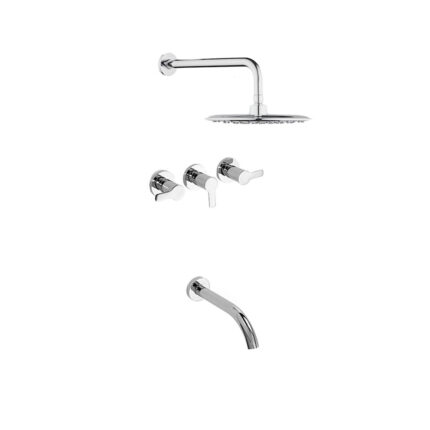 Ducha de Embutir con Transferencia Línea Logos - Piazza